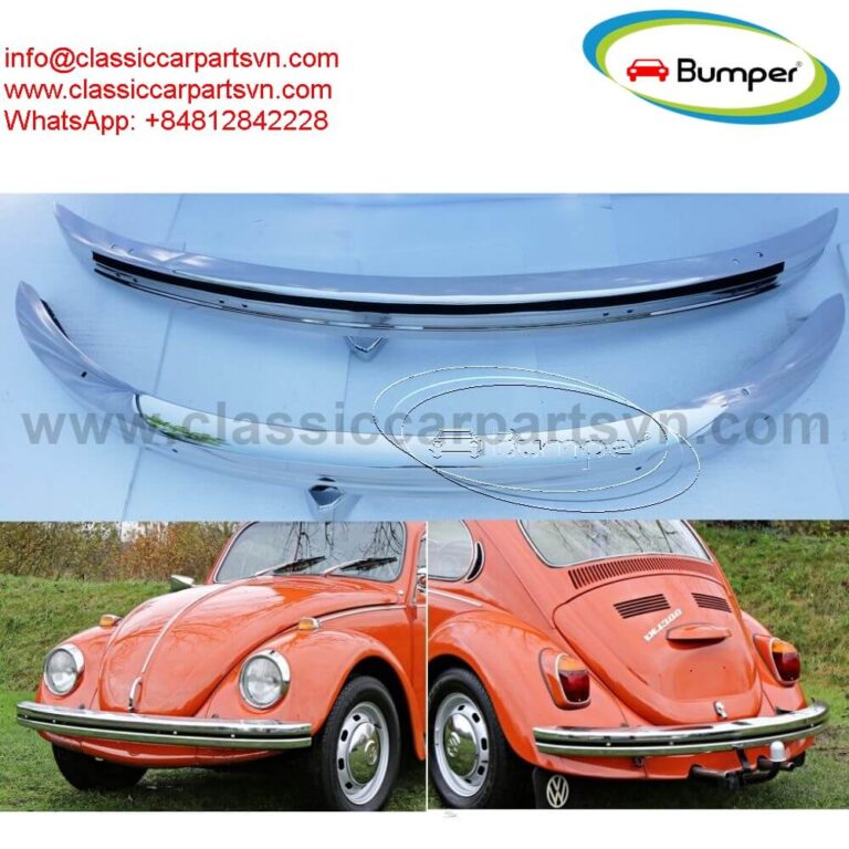 VW Beetle year (1968-1974) bumpers by stainless steel new 