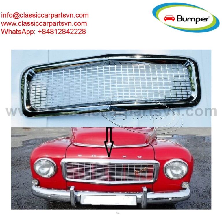 Radiator grille Volvo PV Duett, PV444, PV544 by stainless steel new Fr